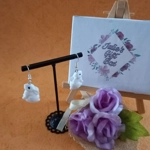 Rabbit Earrings - White