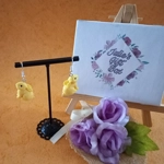 Rabbit Earrings - Yellow