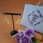 Rabbit Earrings - Yellow