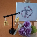 Rabbit Earrings - Yellow