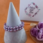 Rachel Pearl Bracelet - Light Purple