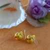 Rubber Duck Earrings - Yellow