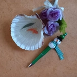 Snowman Beaded Pen Snowman Beaded Pen