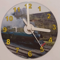 CD Clock - Steam Train