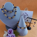 Stephanie Necklace, Bracelet and Earrings Set - Amethyst Stephanie Necklace, Bracelet and Earrings Set - Amethyst