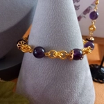 Stephanie Necklace, Bracelet and Earrings Set - Amethyst Stephanie Necklace, Bracelet and Earrings Set - Amethyst