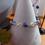 Stephanie Necklace, Bracelet and Earrings Set - Sodalite Stephanie Necklace, Bracelet and Earrings Set - Sodalite