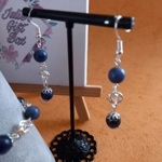 Stephanie Necklace, Bracelet and Earrings Set - Sodalite Stephanie Necklace, Bracelet and Earrings Set - Sodalite