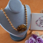 Tessa Necklace - Bronze Champagne Tessa Necklace - Bronze Champagne