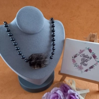 Tessa Necklace - Smoke