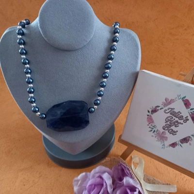 Tessa Necklace - Twilight Blue Tessa Necklace - Twilight Blue