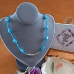 Zoe Necklace - Baby Blue Zoe Necklace - Baby Blue