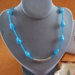 Zoe Necklace - Baby Blue Zoe Necklace - Baby Blue