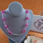 Zoe Necklace - Pink Zoe Necklace - Pink