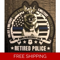 Rubber Retired Police Canine Foun..