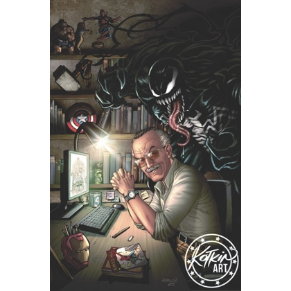 Stan Lee & Venom 11x17 Print