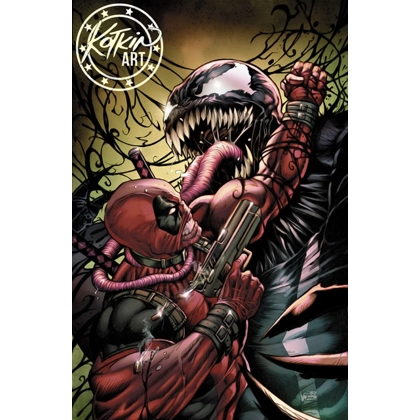 Deadpool vs Venom 11x17 Print