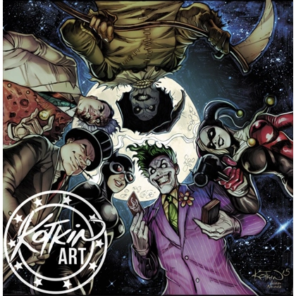 Straight Outta Gotham Metal Trading Card