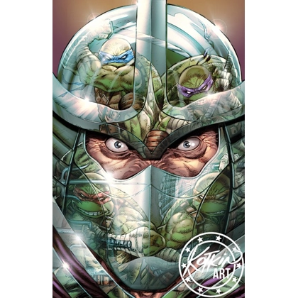TMNT Shredder Reflection Metal Trading Card