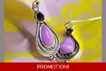 Purple Ruby Earrings