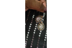 Enamel amd Crystal Earrings