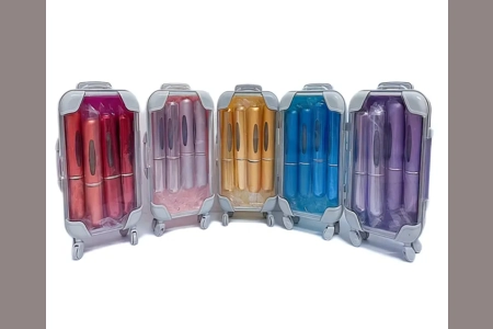 4pc Mini Spray Atomizers with Suitcase