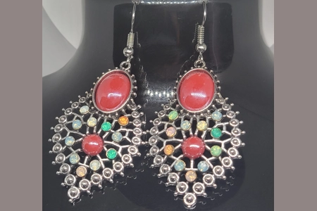 Multicolor Stone Earrings