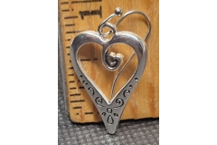 Filigree Heart Earrings