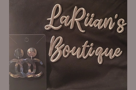 CC  Multi Blue Earrings