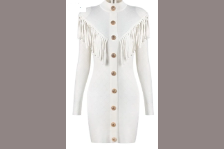 Military Style Fringe Mini