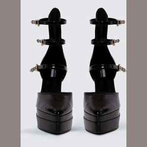 Platform Black Shoes