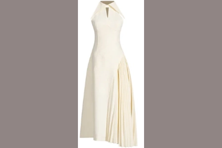 Sleeveless Pleated Dress