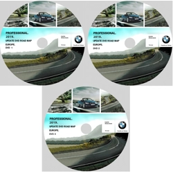 2019 BMW Pro CCC Sat Nav 3 Disc Set, Speed Cameras & 7-Digit Postcode