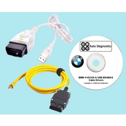 BMW ENET & K+DCAN Cable With Switch / Button Works BMW From 2007-2023
