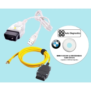 BMW ENET & K+DCAN Cable With Switch / Button Works BMW From 2007-2023