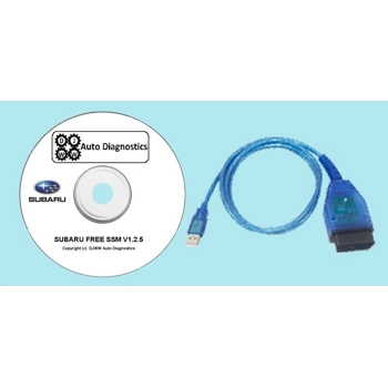 subaru forester USB OBD2 II FTDI KKL lead works with FreeSSM V1.2.5