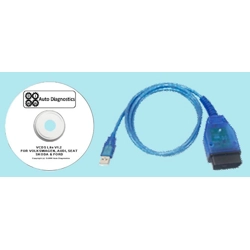 USB OBD2 II FTDI KKL lead VCDS Lite V1.2 vag vw audi skoda seat ford