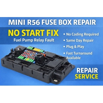 MINI R56 Fuse Box Repair – Fuel Pump Relay Fault (SPEG) R55 R57 R58 R59 R60 R61