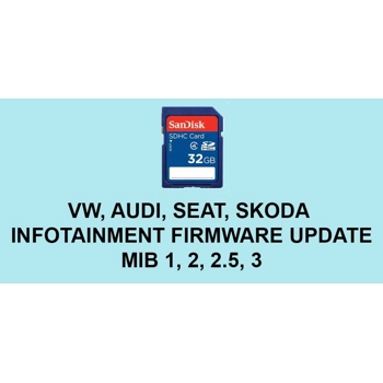 vw audi seat skoda infotainment firmware MIB 1, 2, 2.5, 3, HIGH, STD