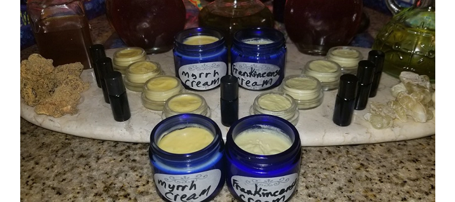 Frankincense & Myrrh - Resins & Healing Cream