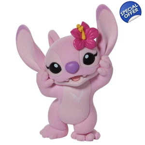 Flocked Angel Figure