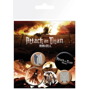 Attack On Titan Badge Pack