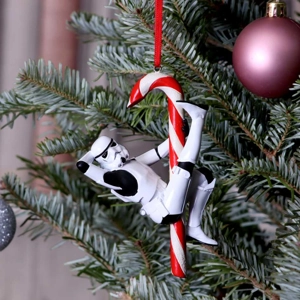 Stormtrooper Candy Cane Hanging Ornament Stormtrooper Candy Cane Hanging Ornament