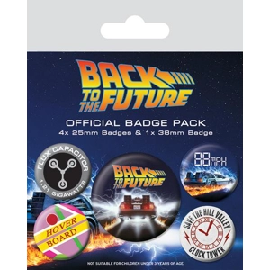 DeLorean Badge Pack