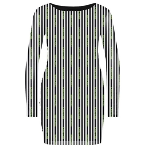 Stripes Mesh Dress