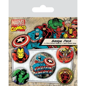 Captain America Badge Pack