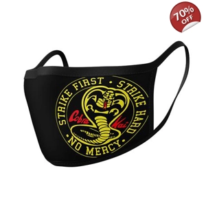 2x Cobra Kai Adult Face Coverings 2x Cobra Kai Adult Face Coverings