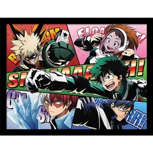 Comic Action Framed Print