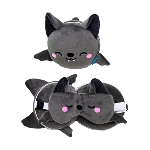 Dexter the Bat Travel Pillow & Eye Mask