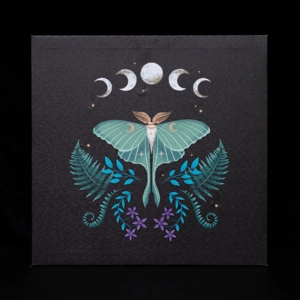 Luna Moth Light Up Canvas
